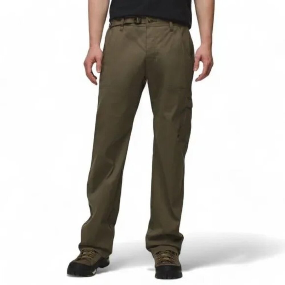 Prana Men's Stretch Zion II Cargo Hiking Pants Slate Green 35x30